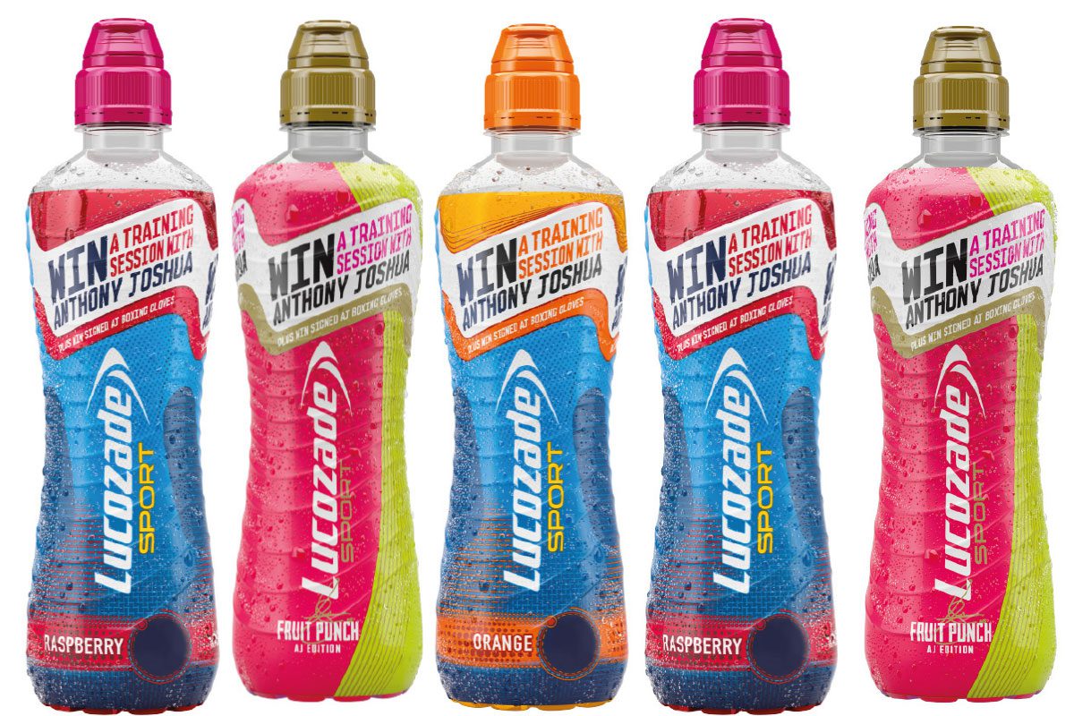 Lucozade promotional packs