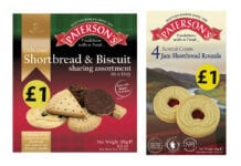 Paterson's shortbread packages