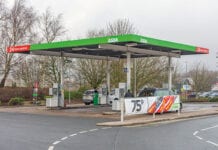 Asda petrol filling station