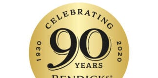 Bendicks 90th anniversary logo