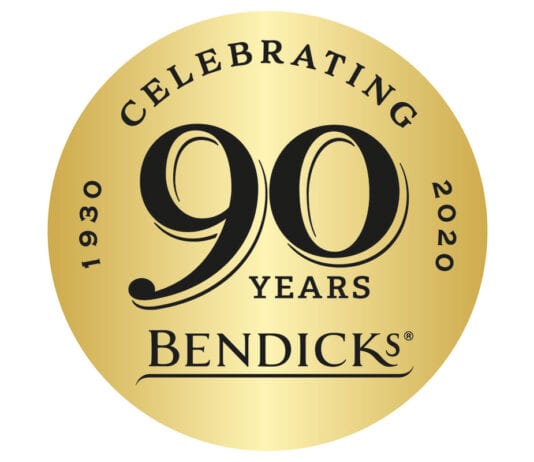 Reaching a major milestone Bendicks 90th anniversary logo