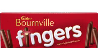 Dark chocolate brand Cadbury Bournville has joined the Cadbury Fingers range.