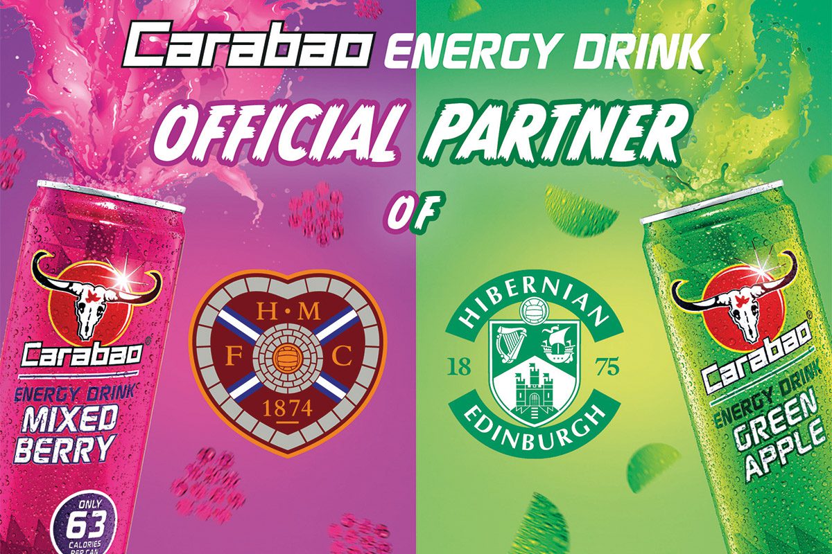 Carabao partner of Hearts and Hibs football teams