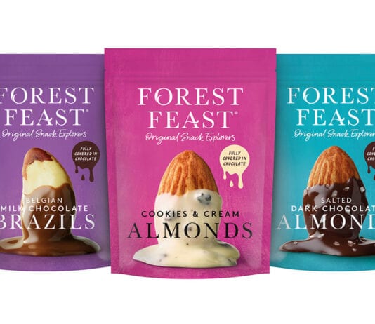 Nuts about chocolate Forest Feast Signature Chocolate Nut range