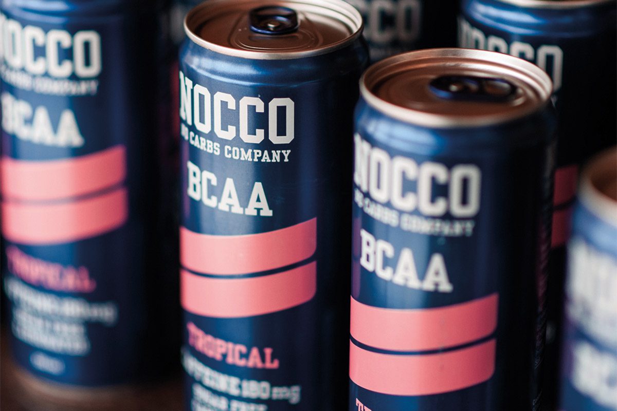 Nocca cans on shelf