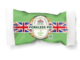 A pie made from peas Pork Farms porkless pies