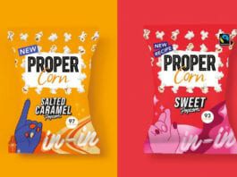 Popping in for the night Proper corn flavours