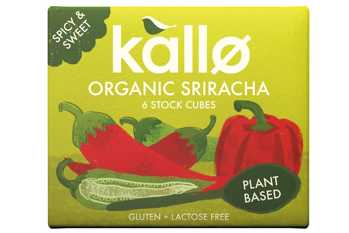 Kallo organic sriracha stock cubes