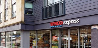 Tesco Express store exterior