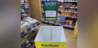 keystore food bank donation bin