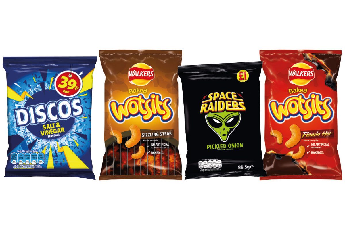 Walkers Crisp range 