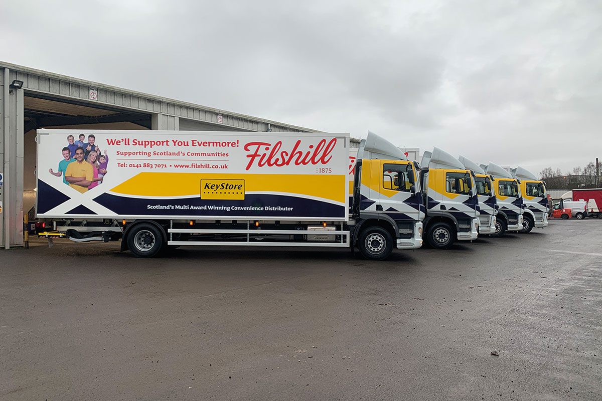 JW Filshill trucks