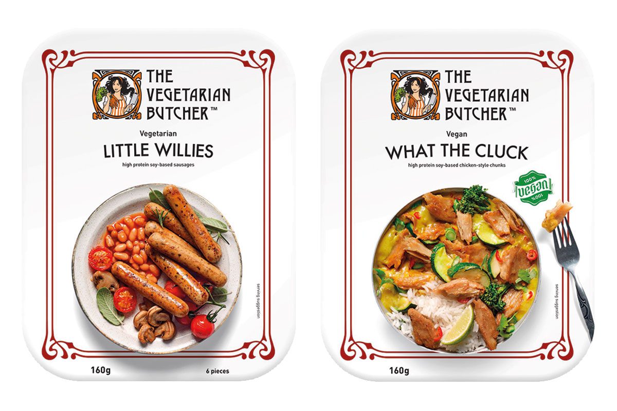 The Vegetarian Butcher Little Willies and What the Cluck range 