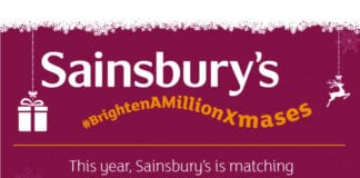 Sainsbury's bighten a million christmases