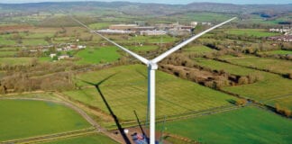 Budweiser South Wales wind turbine