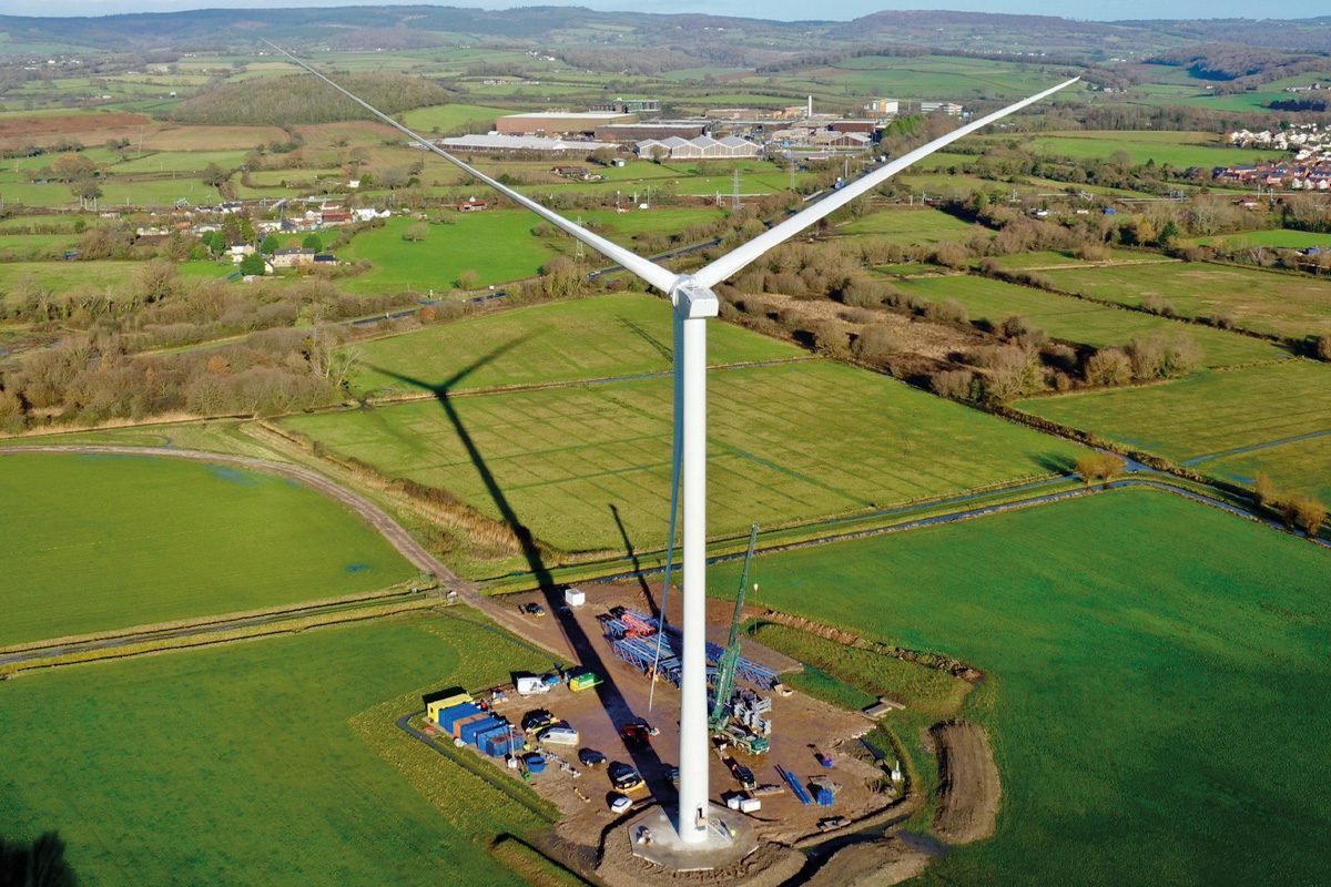 Budweiser South Wales wind turbine