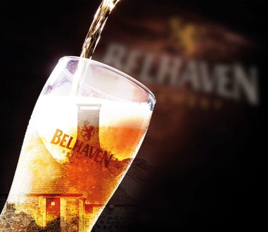 Local brews go down well Belhaven beer