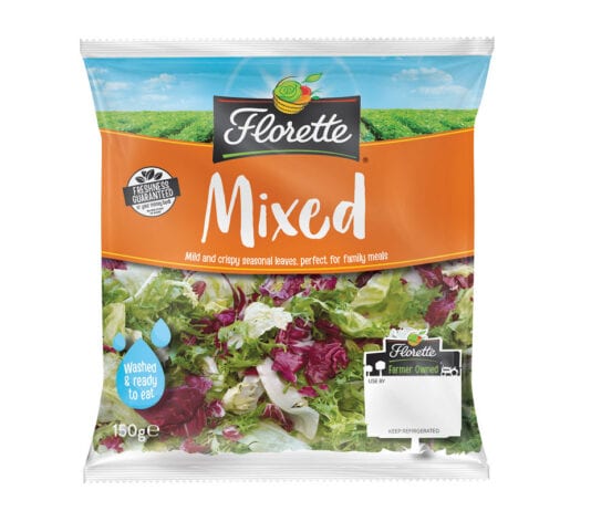 Winning friends with salad Florette mixed salad bag