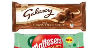 New Galaxy and Maltesers snacks