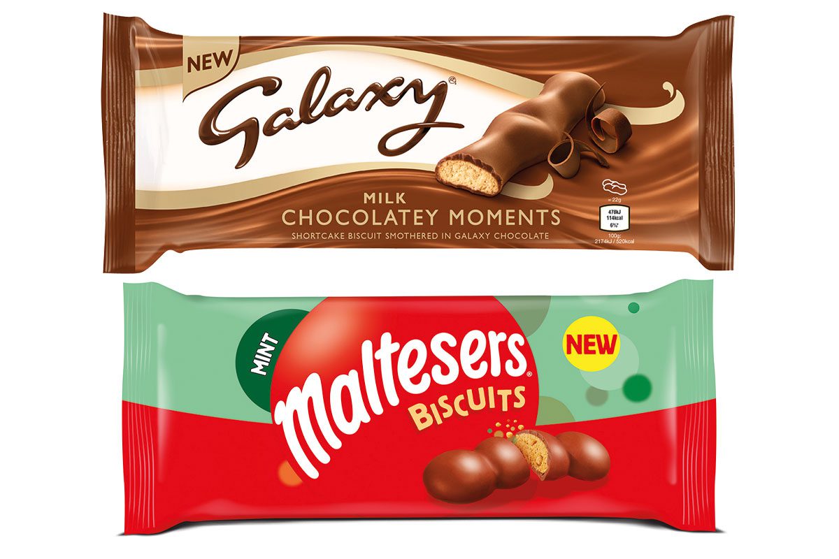 New Galaxy and Maltesers snacks