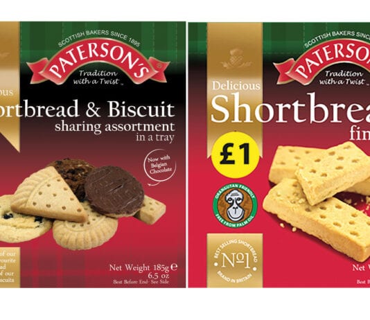 No slowing up for shortbread Paterson’s versatile shortbread range