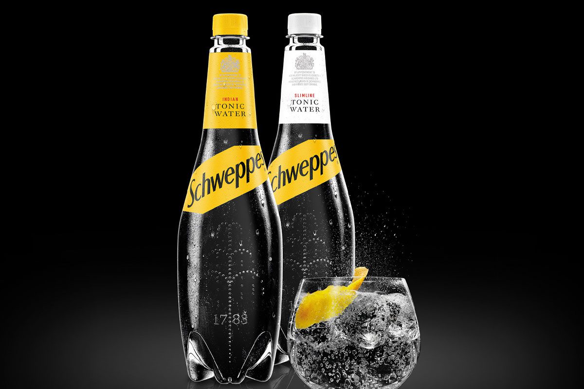 Schweppes bottles