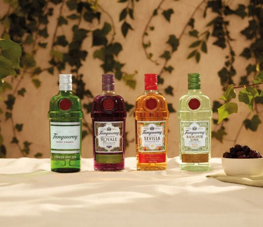 Gearing up for summer success Tanqueray bottles