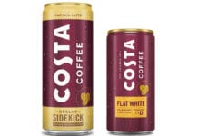 Costa Coffee cans