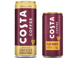 Double shot from Costa Costa Coffee cans