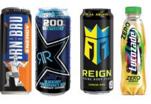 energy drink cans