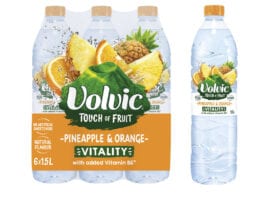 A touch of pineapple Volvic touch of pineapple pack