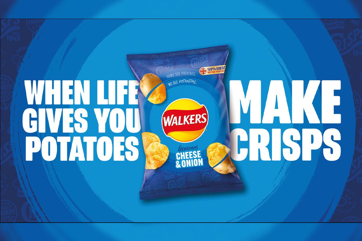 Walkers cheese and onion crisps