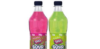 Barr sour soft drinks