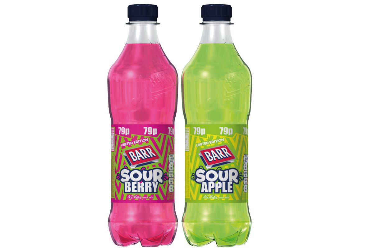 Barr sour soft drinks