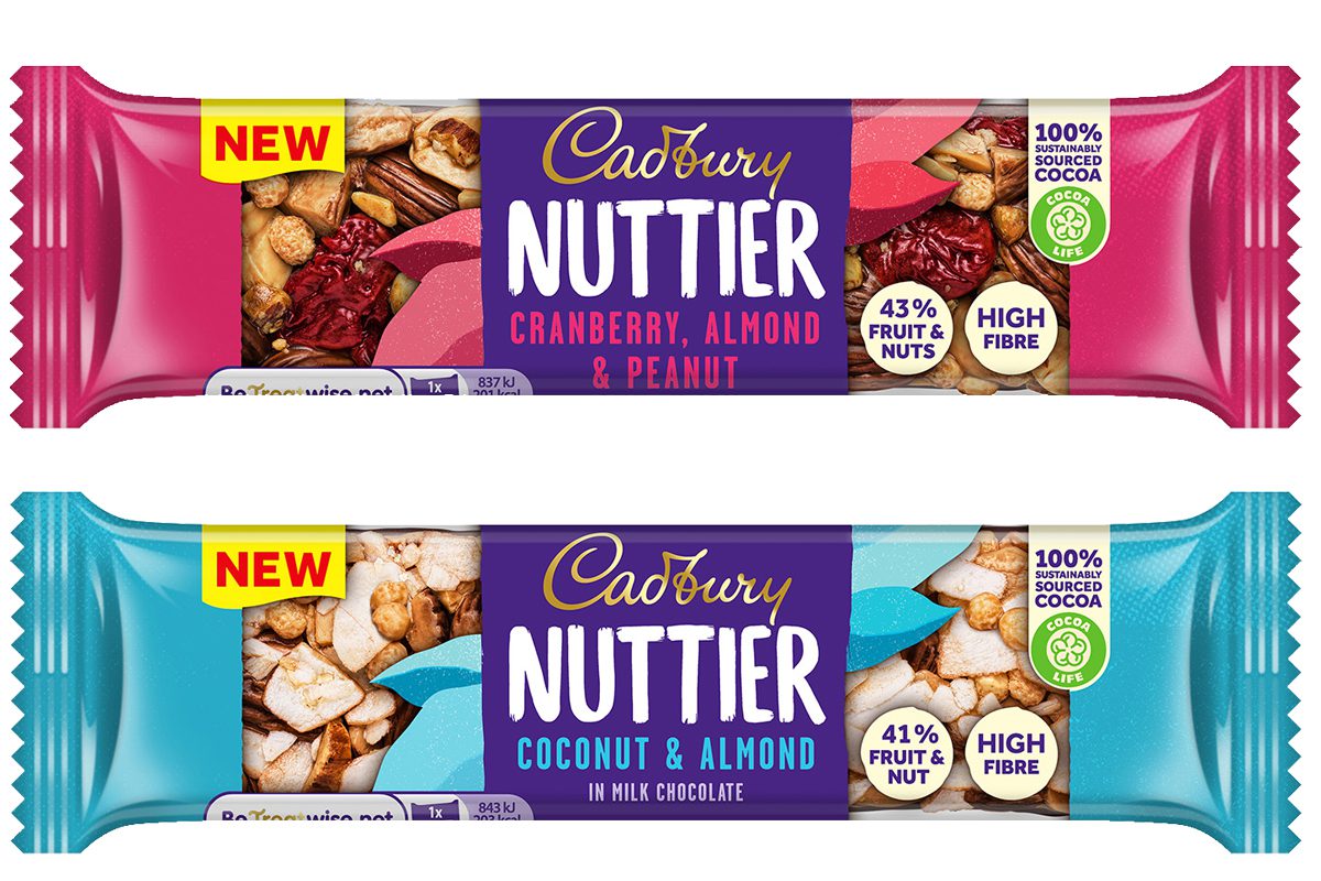 Cadbury Nuttier bars