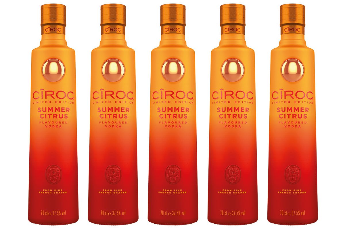 Ciroc Summer Citurus bottles