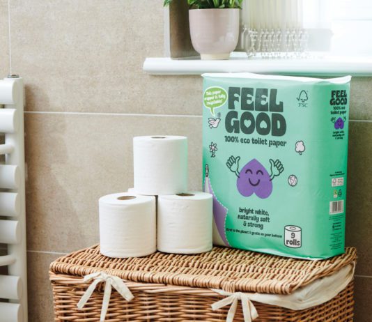 Eco-friendly first from paper firm Feel Good eco toilet paper