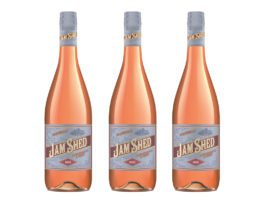 Clink with pink wine Jam Shed Rose