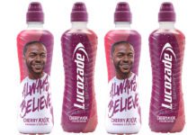 Lucozade promotional bottles