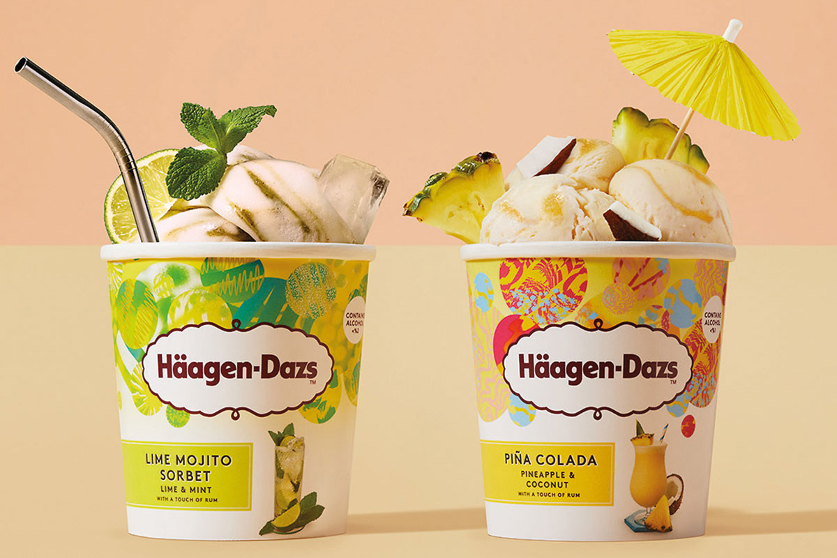 Haagen Dazs cocktail inspired range 