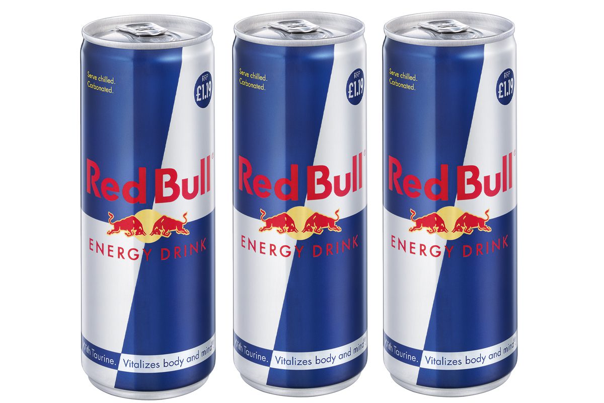 Red Bull cans