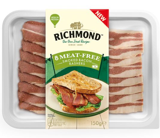 Bacon with no meat Richmond meat free bacon slices