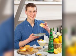 A partnership to impresse Bake Off winner Peter Sawkins uses Bottlegreen cordials in his baking and dessert recipes.
