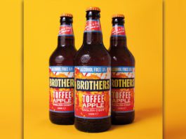 No booze for brother Brothers Toffee Apple Alcohol free