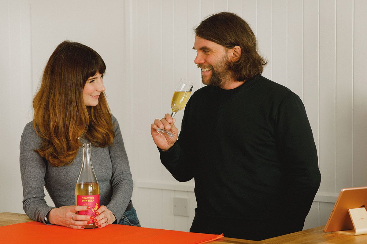 Frightened Rabbit star Grant Hutchison and wife Jayne launch cider shop
