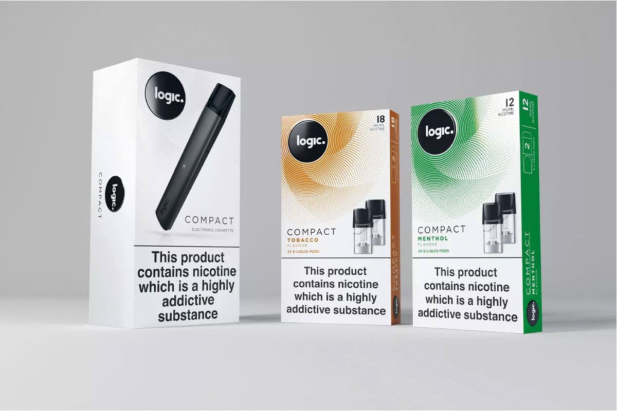 Logic compact e-cigarette