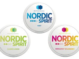 Pouches pushing forward in c-stores Nordic Spirit nicotine pouches