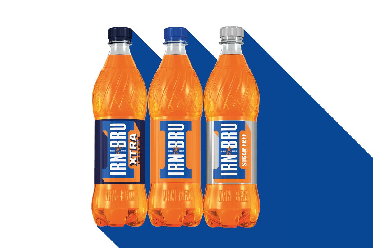 500ml Irn Bru bottles