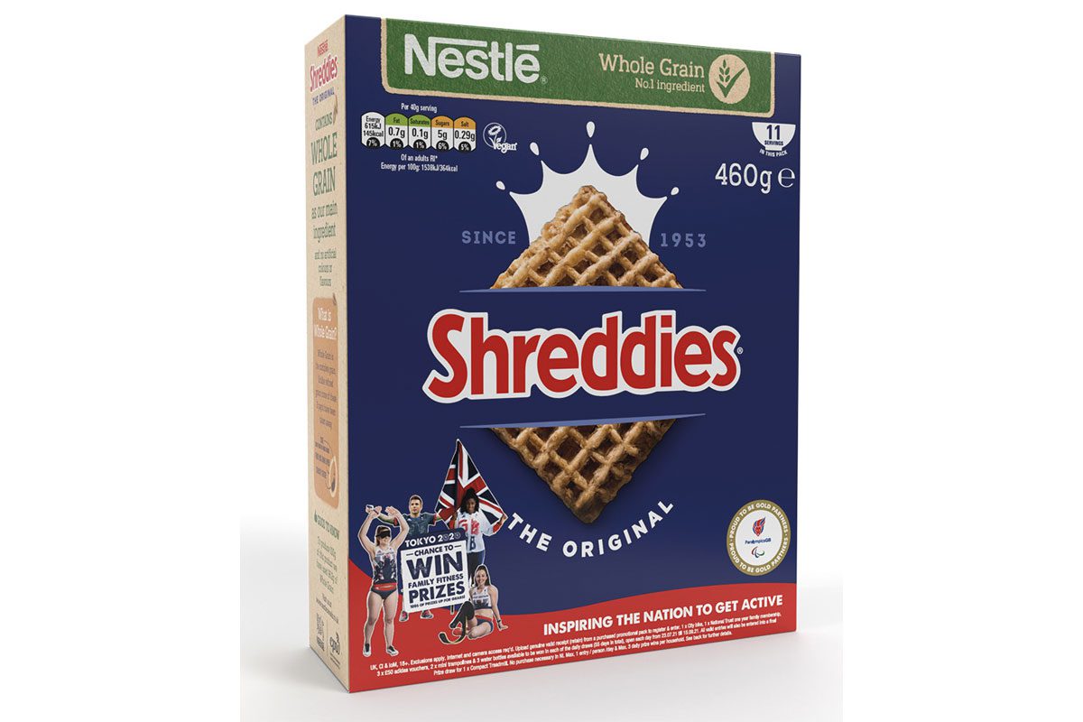 Shreddies Paralympic partnership pack