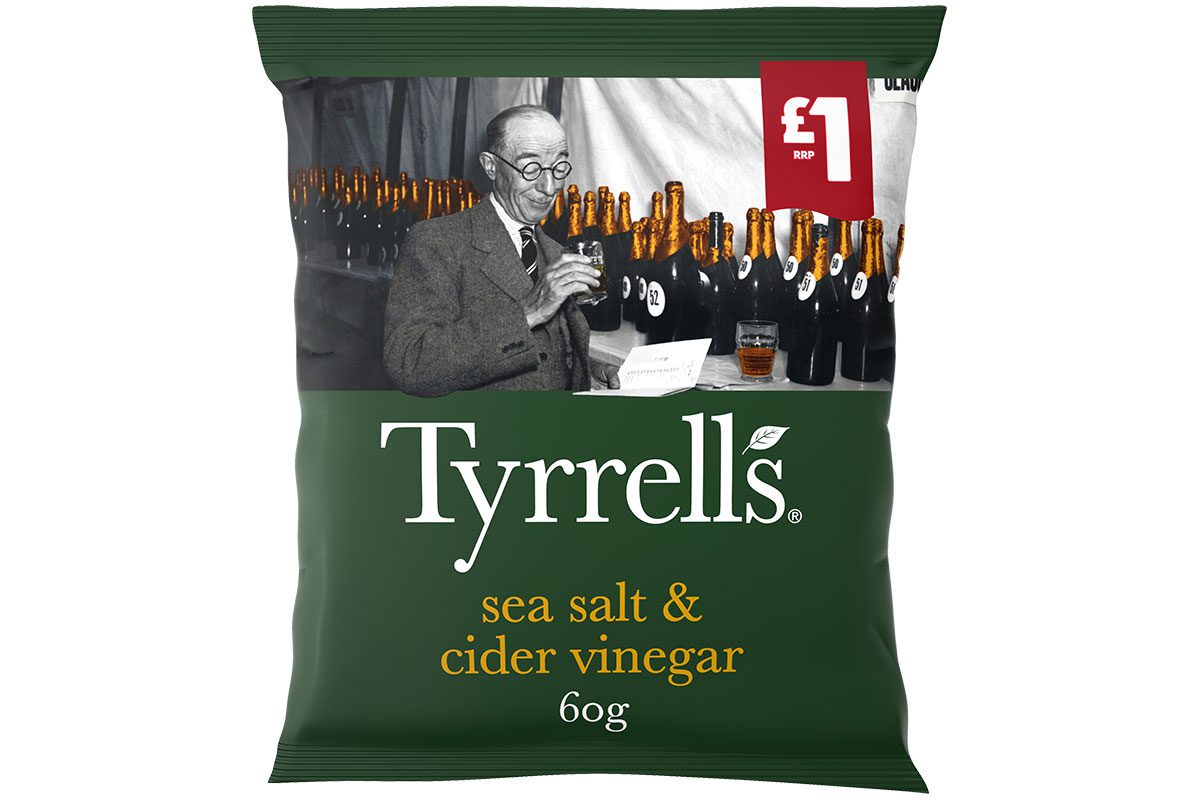 Tyrrells Sea Salt and Cider Vinegar Crisps